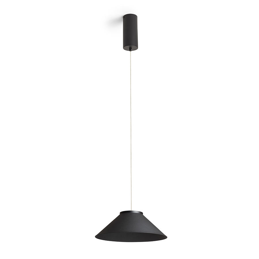 Abajur metalic independent pentru a completa lumina suspendată SFERA, SFERA 36/12 negru metal