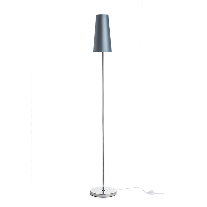 Abajur textil pentru dulie E27, CONNY 15/30 de masă Monaco petrol/argintiu PVC max. 23W