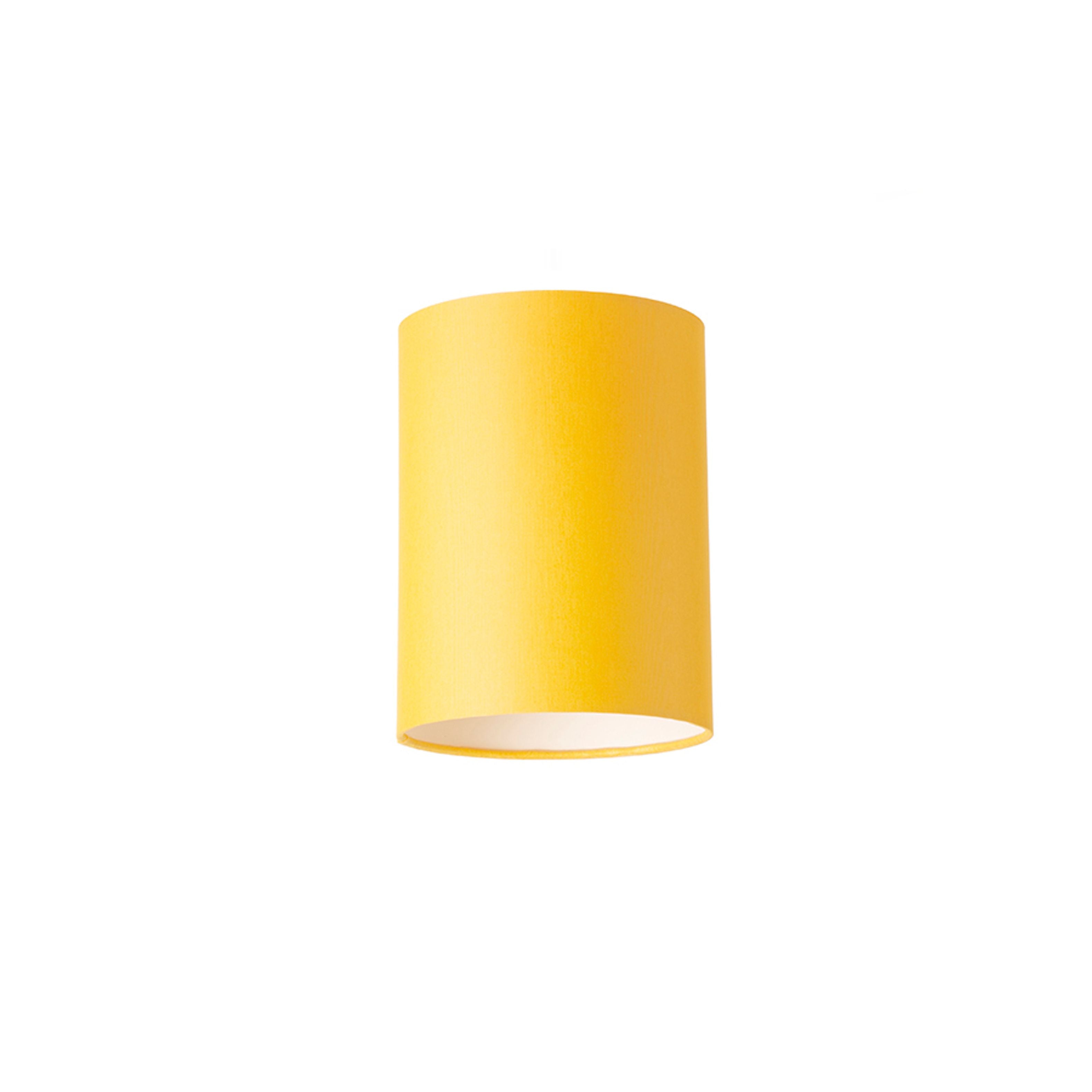 Abajur textil pentru dulie E27, potrivit pentru instalarea pe seturi suspendate sau standuri de masă, RON 15/20 Chintz apricot/alb PVC max. 28W
