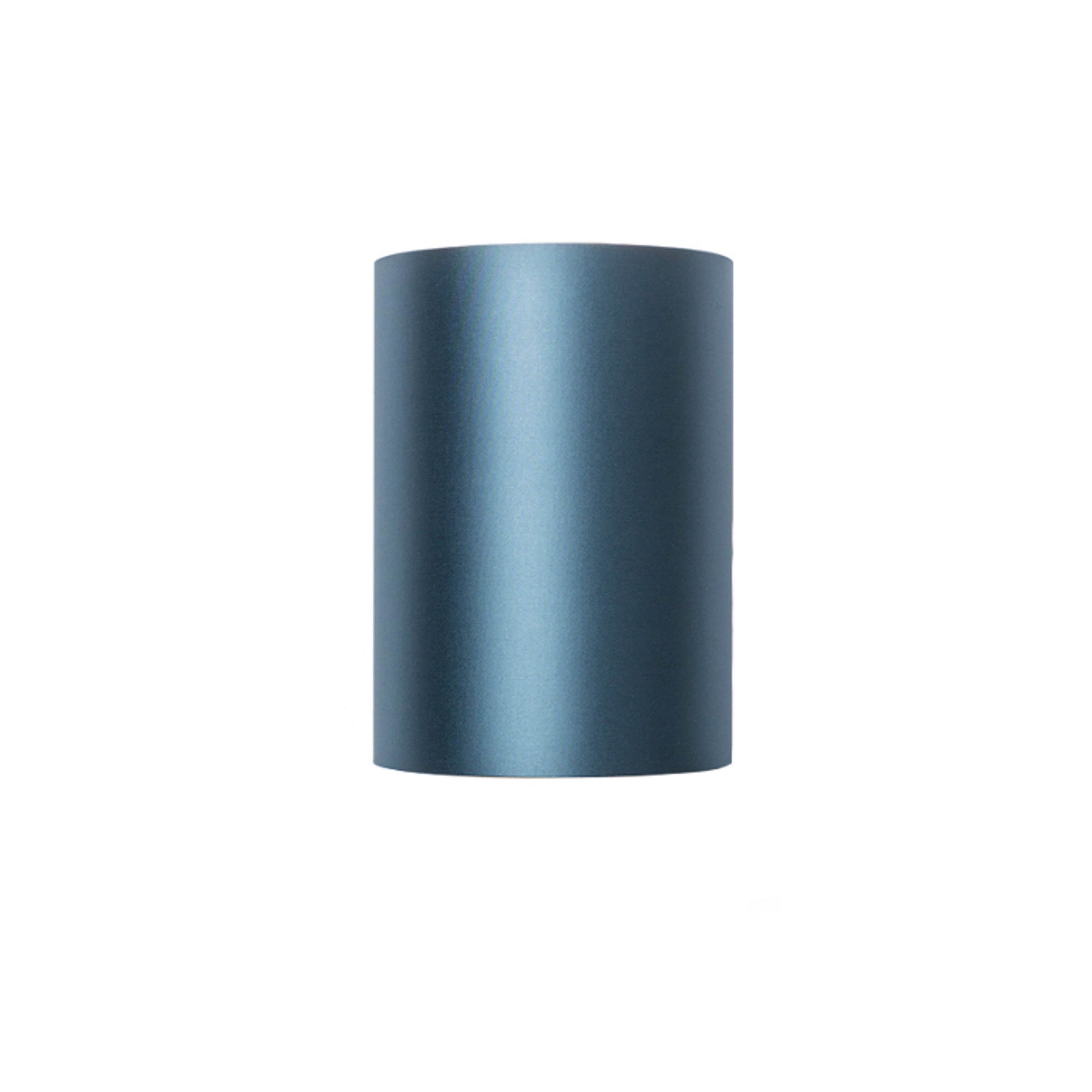 Abajur textil pentru dulie E27, potrivit pentru instalarea pe seturi suspendate sau standuri de masă, RON 15/20 Monaco petrol/argintiu PVC max. 28W