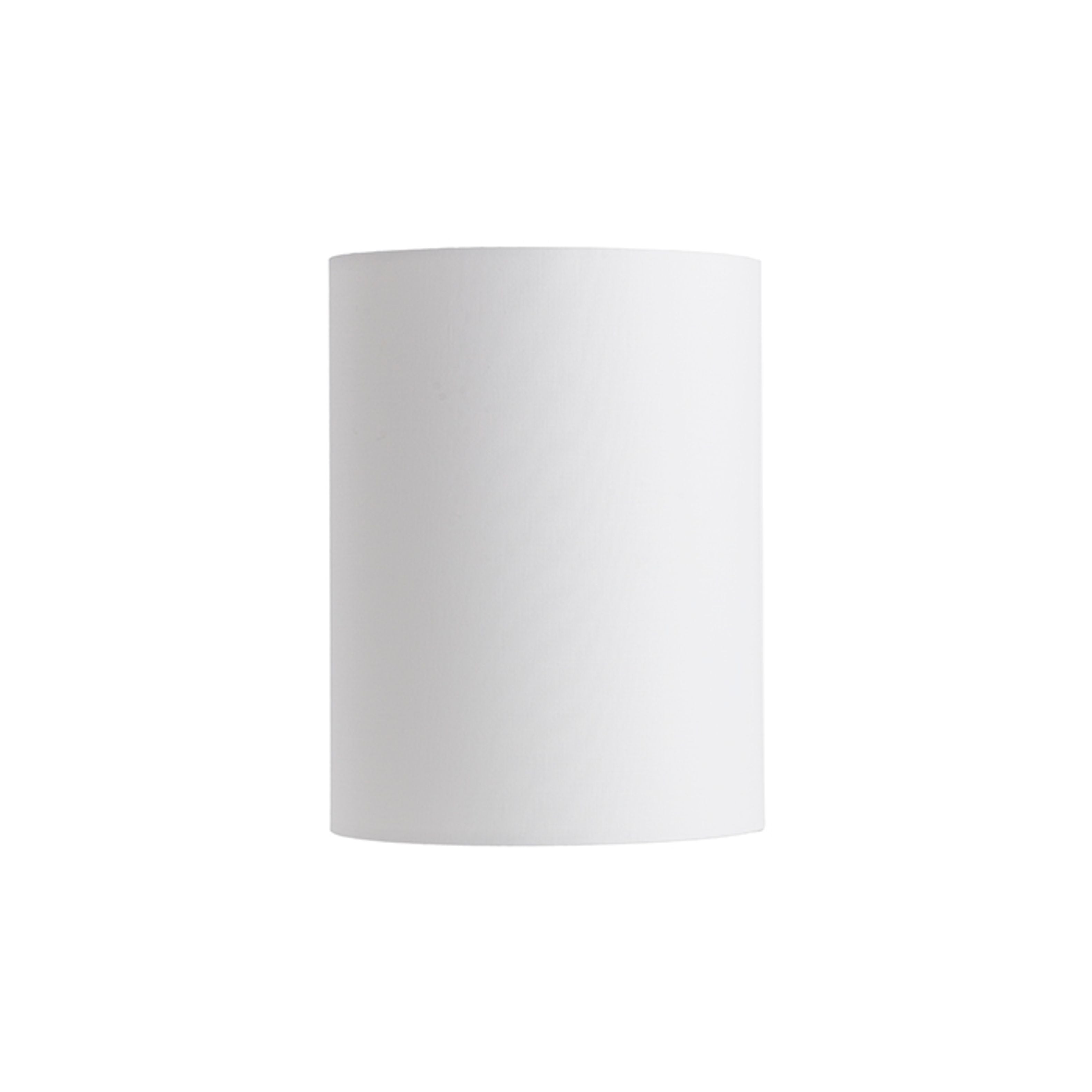 Abajur textil pentru dulie E27, potrivit pentru instalarea pe seturi suspendate sau standuri de masă, RON 15/20 poligot alb/alb PVC max. 28W