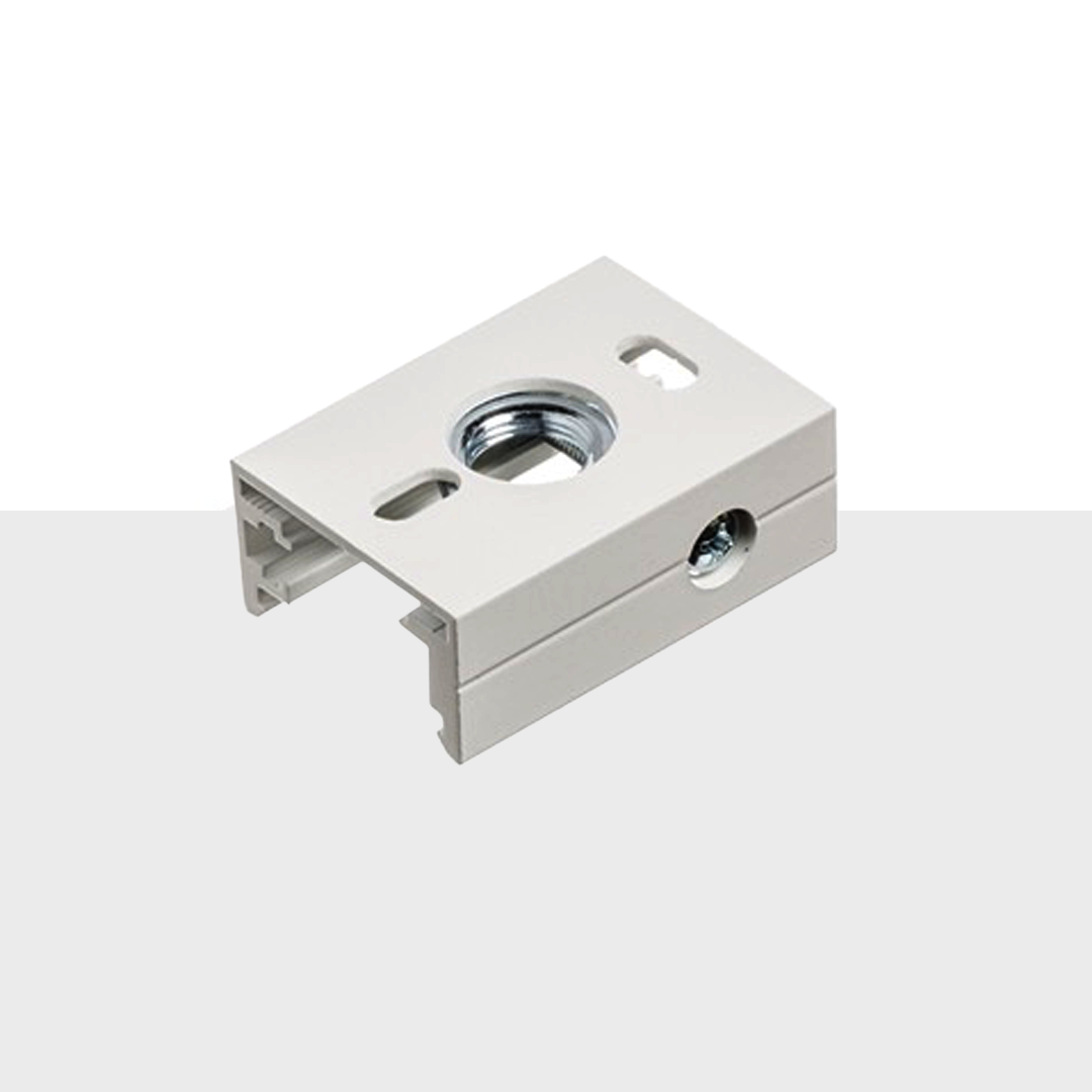 Adaptor pentru fixarea cablului suspendat, EUTRAC șină cu 3-circuite alb