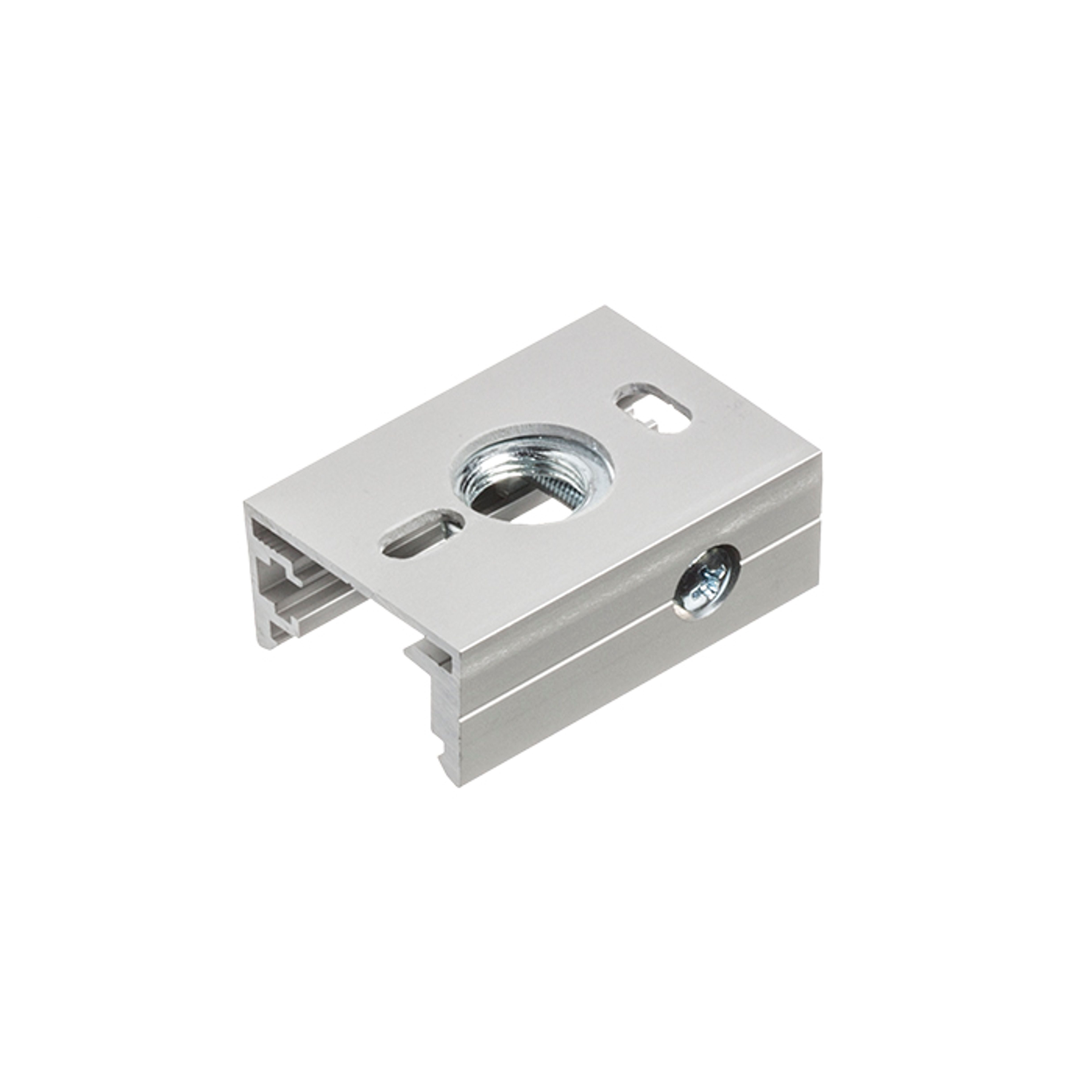 Adaptor pentru fixarea cablului suspendat, EUTRAC șină cu 3-circuite gri argintiu