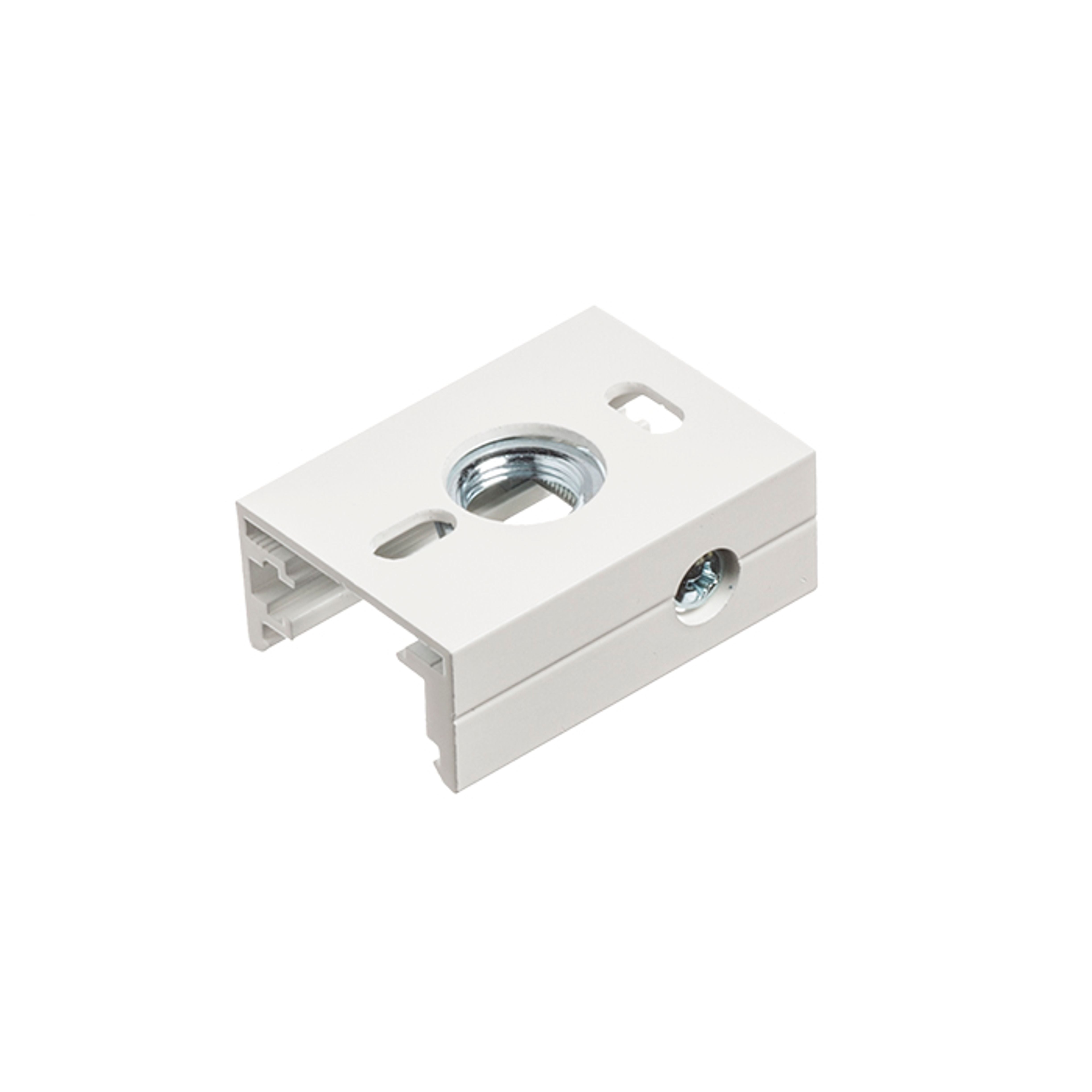 Adaptor pentru fixarea cablului suspendat, EUTRAC șină cu 3-circuite alb
