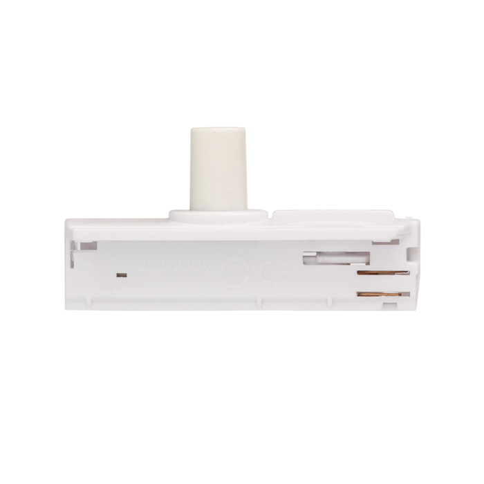 Adaptor pentru șină cu un singur circuit, 1F alb 230V