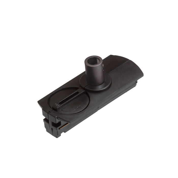 Adaptor pentru șină cu un singur circuit, 1F negru 230V