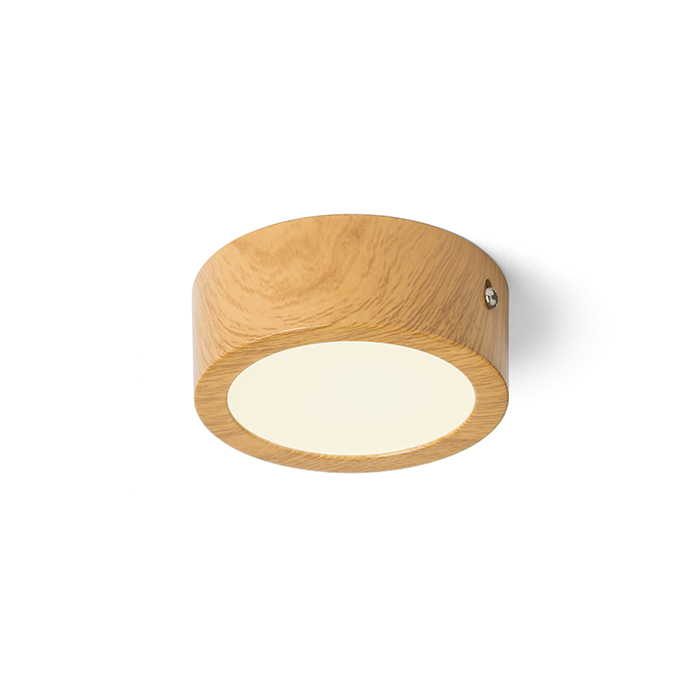 Aparat de iluminat circuit foarte subțire montat pe suprafață pentru LED-uri luminoase cu, HUE R 9 DIMM de tavan decor fag 230V LED 6W 3000K