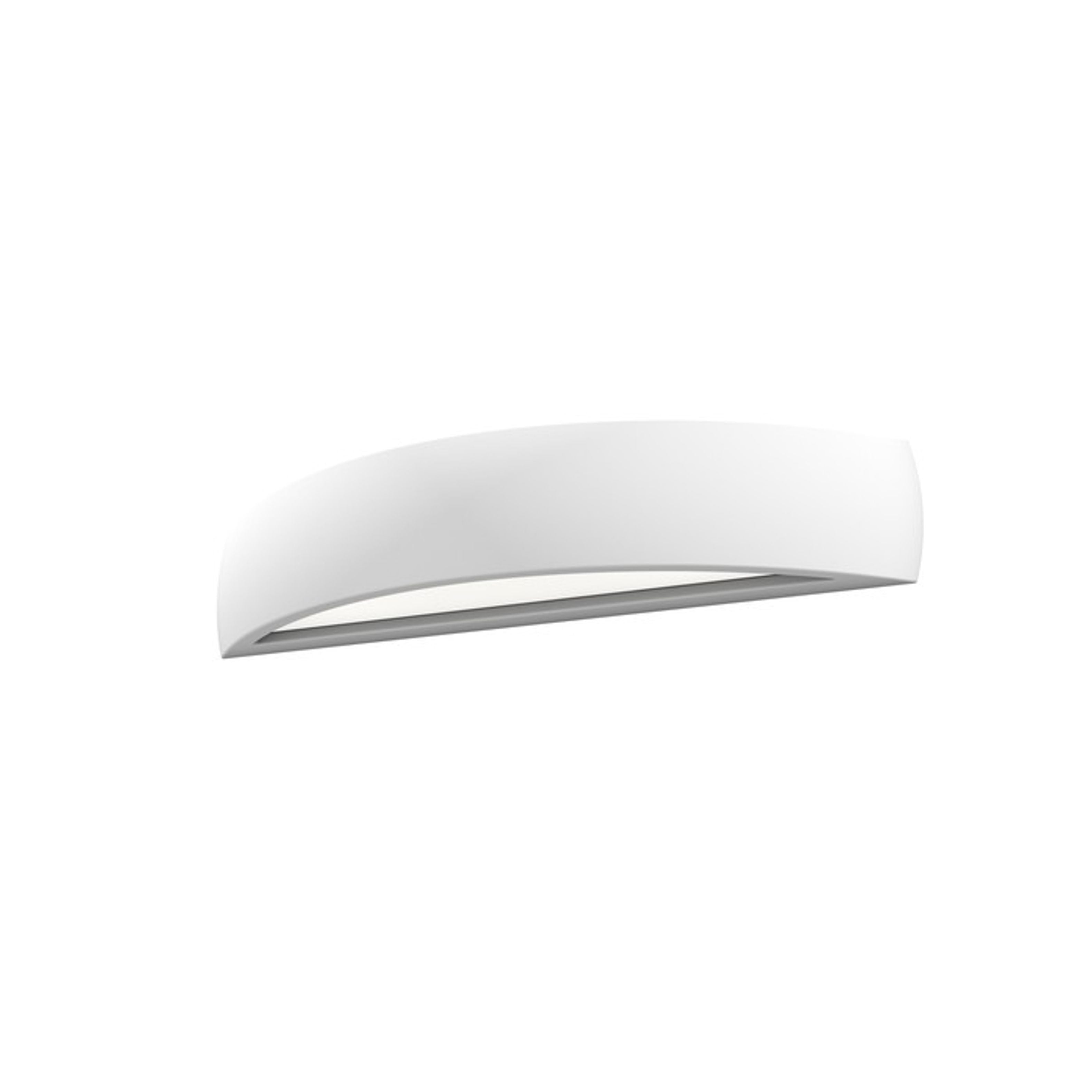 Aparat de iluminat din gips-carton pe perete cu iluminare SUS / JOS, CRESCENT L de în rigips 230V LED E14 2x6W