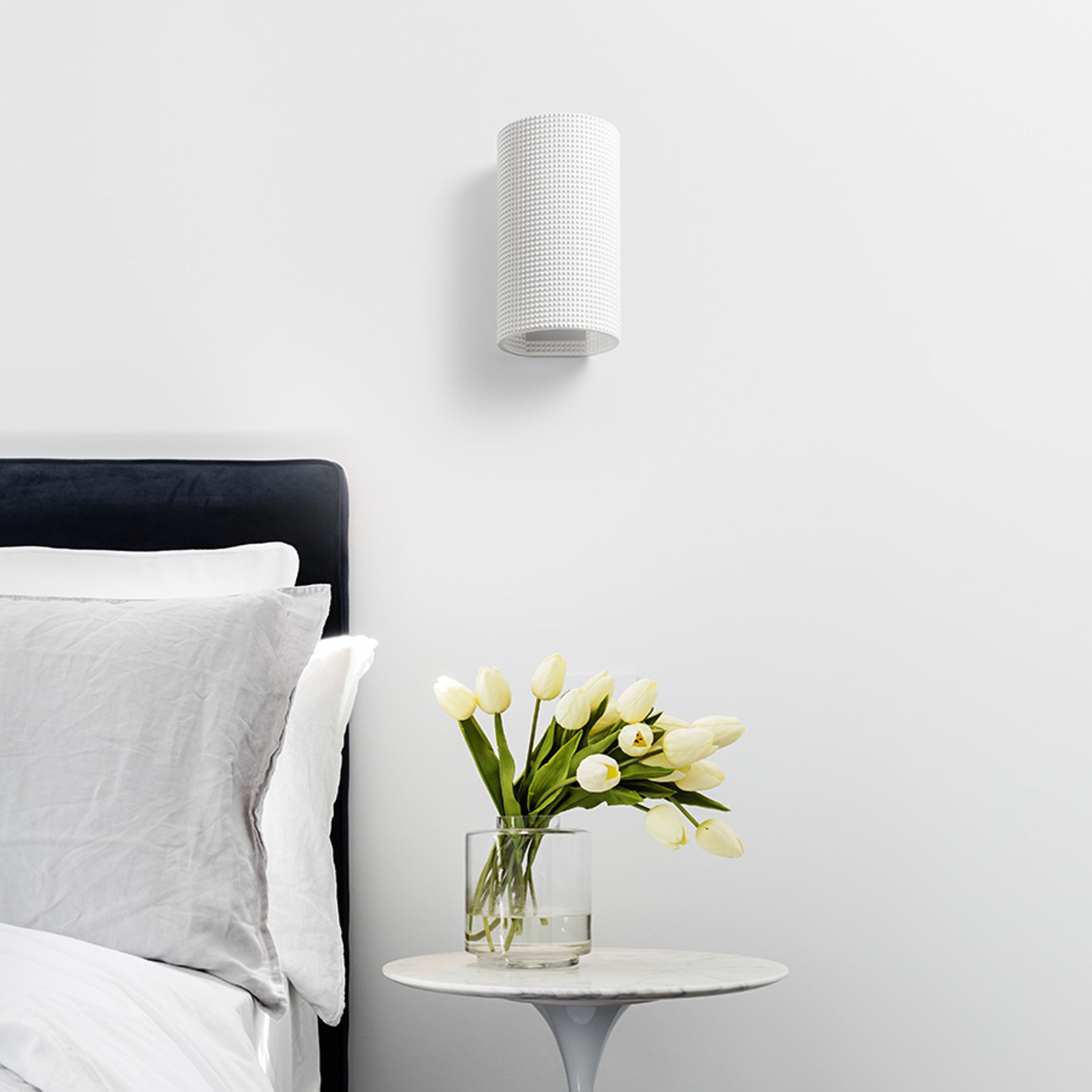 O lampă de perete creată prin imprimare 3D, CALLUM RD2 250 alb Eco PLA 230V LED E27 15W