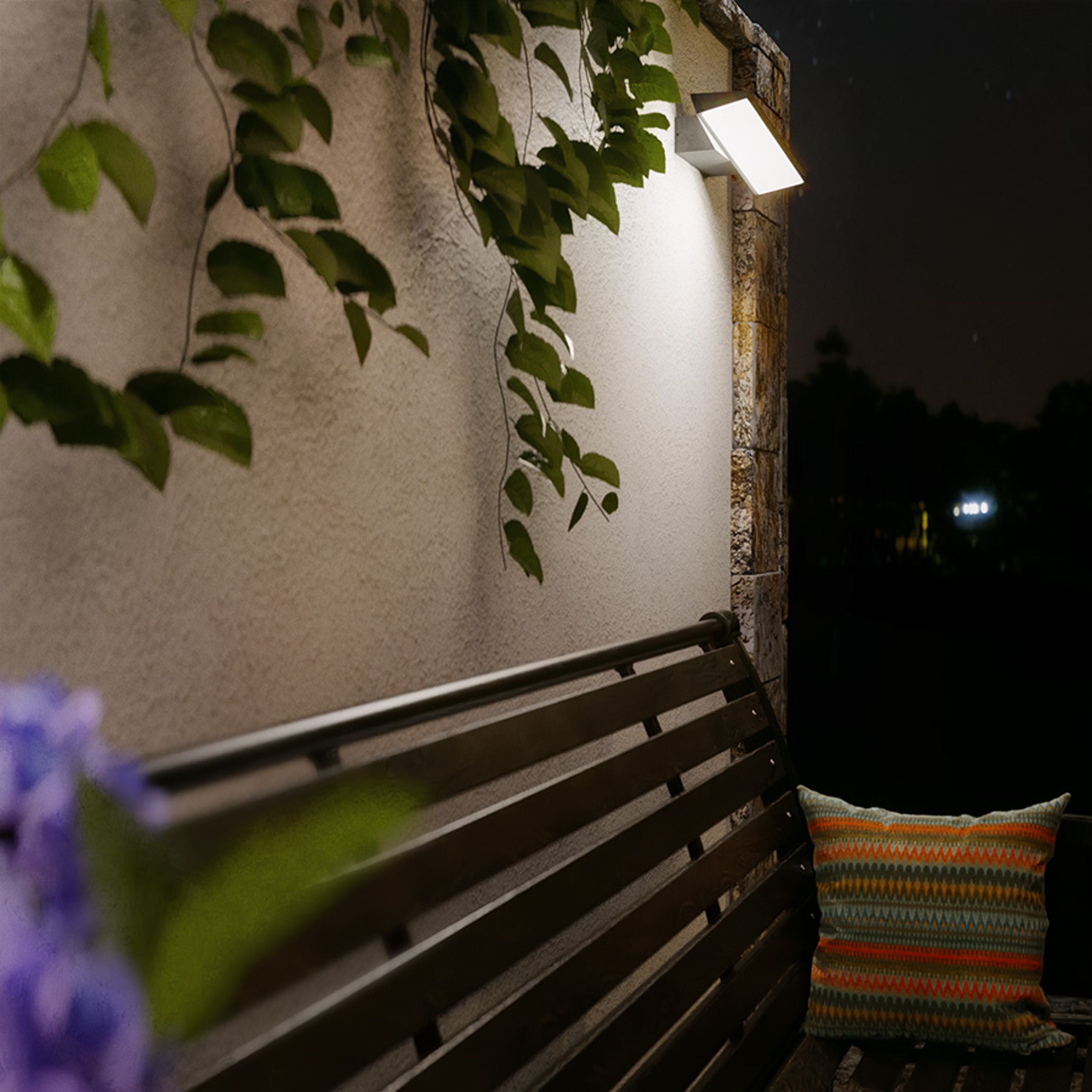 Aplica de exterior din aluminiu cu sursă de lumină LED încorporată care poate fi rotită pentru, TWIST de perete antracit 230V 12W IP65 3000K