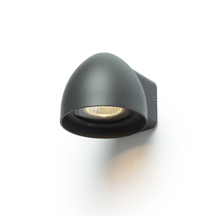 Aplica de perete pentru surse de lumina GU10, BOURDON antracit 230V LED 8W IP54