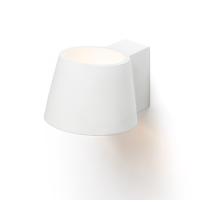 Aplică din ipsos pentru surse de lumină E14, BENITA de perete în rigips 230V LED 7W