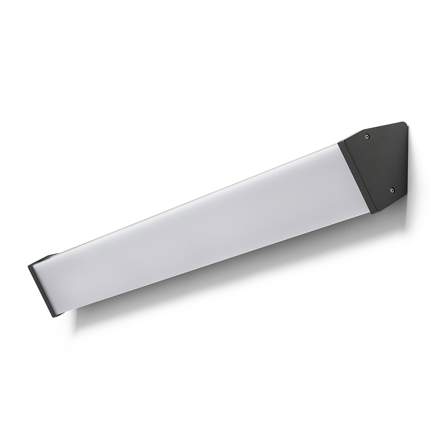 Aplica de exterior din aluminiu masiv cu LED incorporat, SANTOS 90 de perete antracit 230V 50W IP65 3000K