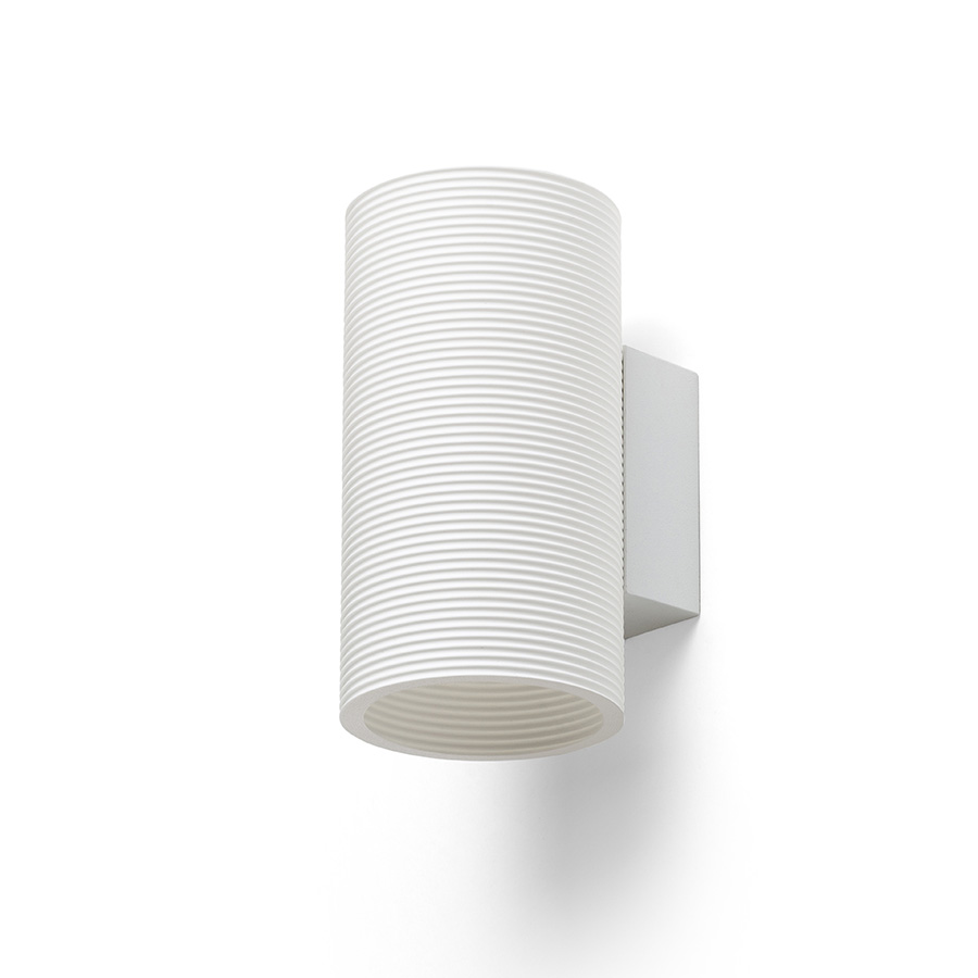 O lampa de perete creata prin imprimare 3D, GLANS RR2 150 alb Eco PLA 230V LED G9 5W
