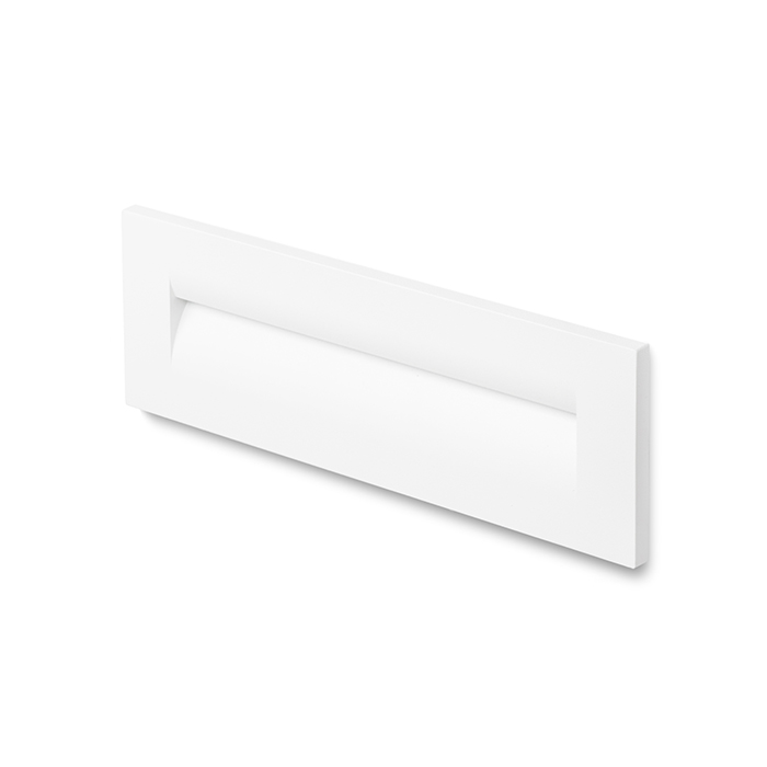 Aplică încasabilă de perete cu LED integrat pentru utilizare în interior și exterior, RASQ încastrat în alb 230V 8.5W IP65 3000K