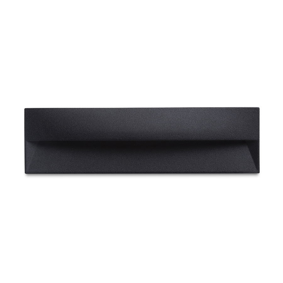 Aplica de perete LED incastrata pentru iluminarea de orientare a trotuarelor, scarilor sau teraselor, REP 18 încastrat alb 230V 6W 90° IP65 3000K