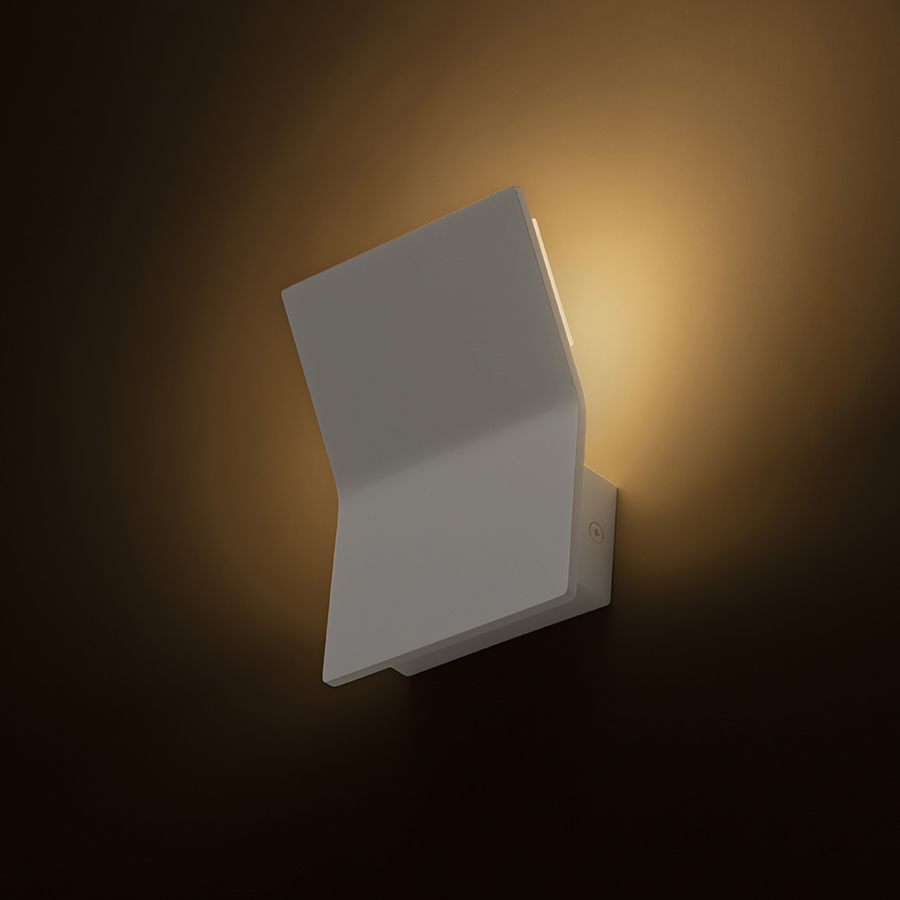 Corp de iluminat LED elegant de perete pentru iluminare indirectă, BRUXEL 12 alb 230V 6W 3000K