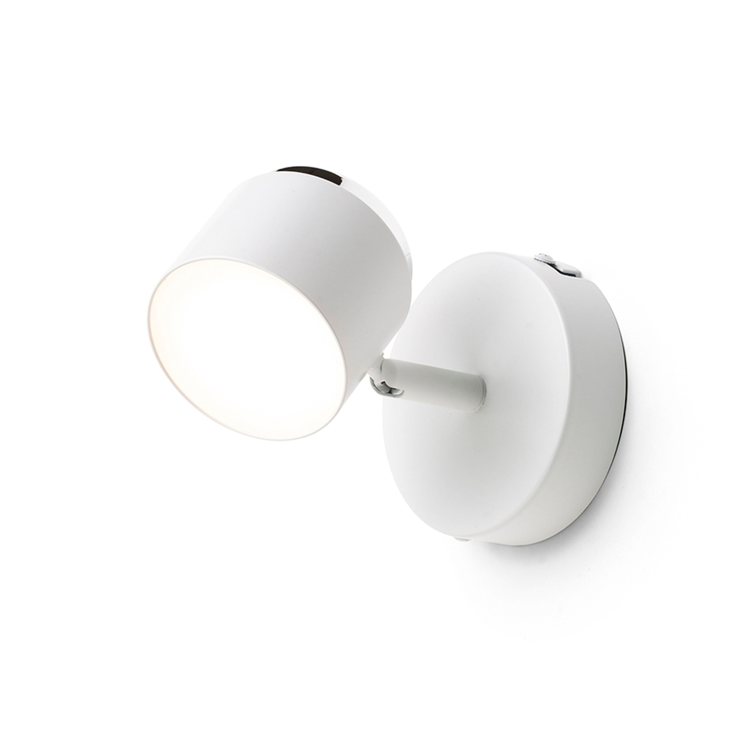 Aplica cu LED-uri cu functie de inclinare si un difuzor laptos pentru o iluminare moale si uniforma, NOVA I de perete alb crom/acrilic mat 230V LED 4.2W 3000K