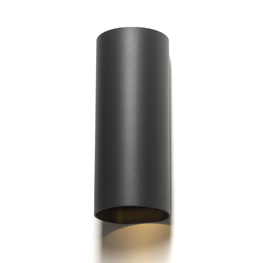 Aplica SUS / JOS din aluminiu turnat sub presiune pentru uz exterior, echipat cu LED de mare putere, BEJA II de perete antracit 230V 2x9W 24° IP65 3000K