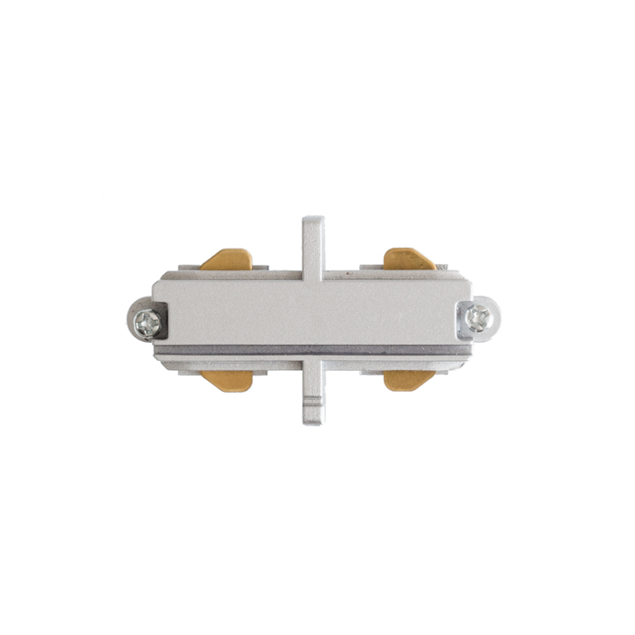 Articulație conductivă pentru șină cu un singur circuit, 1F conector direct gri argintiu 230V