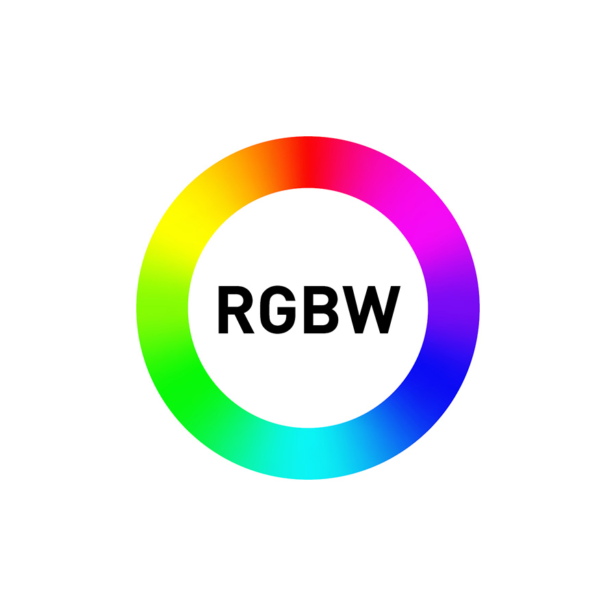 Bandă LED RGBW care poate fi setată la diferite culori sau alb cu diferite temperaturi de culoare, LED STRIP ORION RGBW BANDA LED 5M 12V= LED 96W 120° RGBW