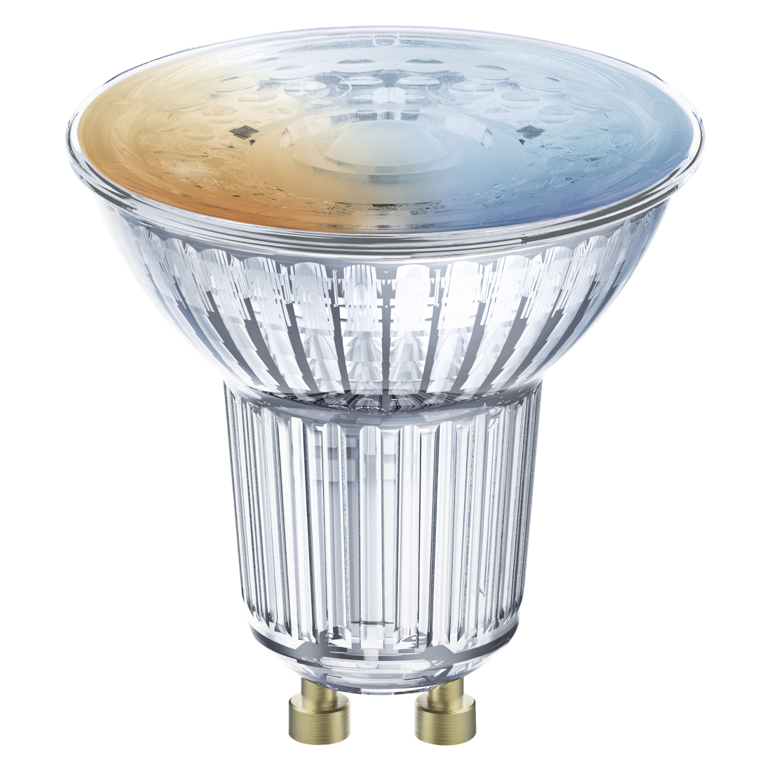 Bec inteligent LED cu bază GU10 controlabil prin aplicație: LEDVANCE SMART+ (necesitând cel puțin, OSRAM SMART+ WiFi PAR16 230V GU10 LED EQ50 45° 2700K-6500K surse 4.7