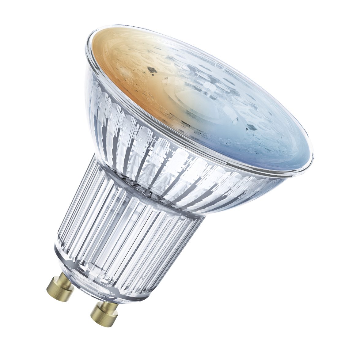 Bec inteligent LED cu bază GU10 controlabil prin aplicație: LEDVANCE SMART+ (necesitând cel puțin, OSRAM SMART+ WiFi PAR16 230V GU10 LED EQ50 45° 2700K-6500K surse 4.7
