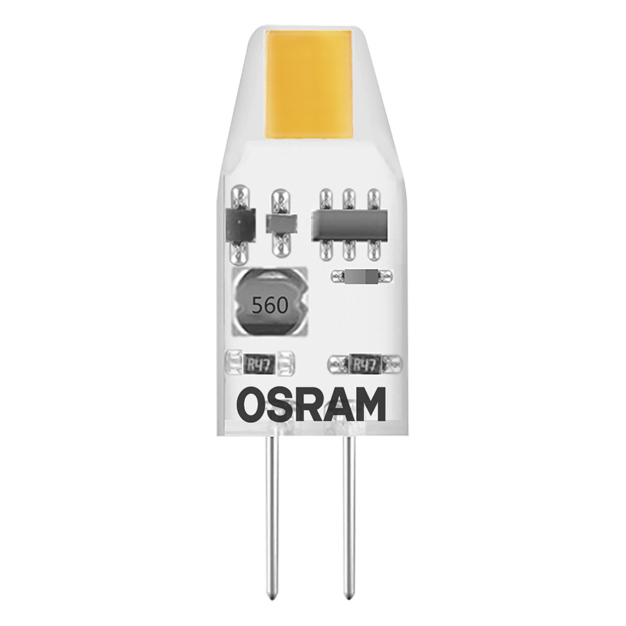 Bec LED 12V cu soclu G4, OSRAM PIN MICRO G4 12V G4 LED EQ10 300° 2700K surse