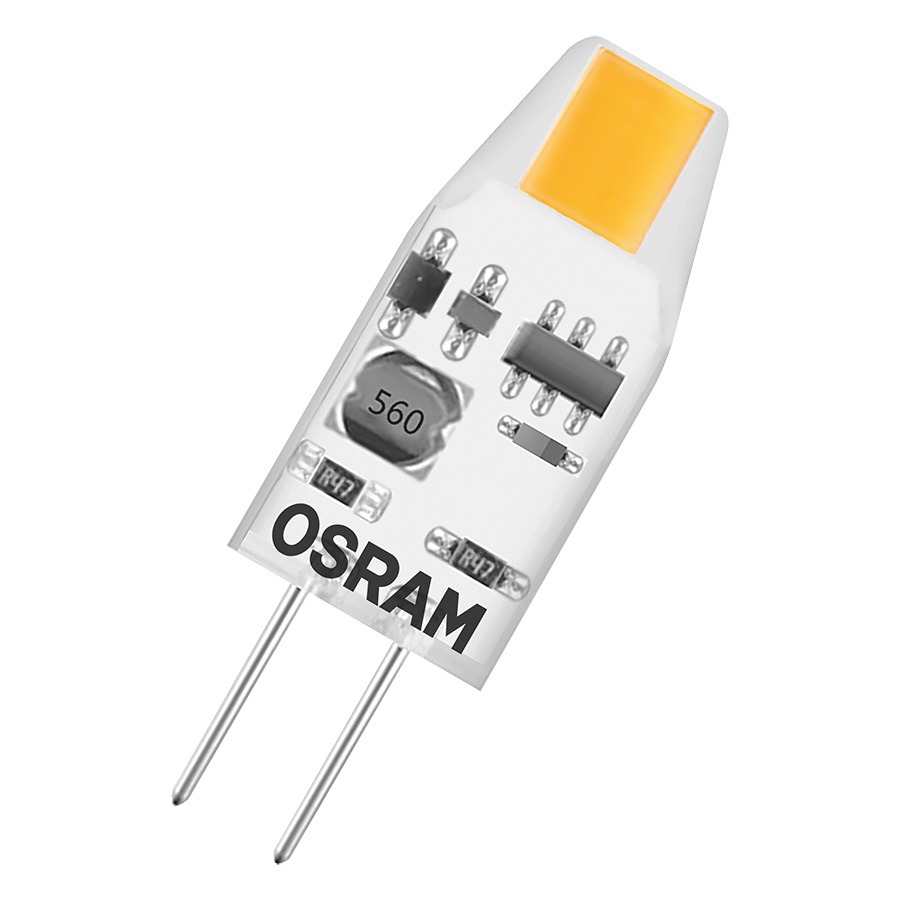 Bec LED 12V cu soclu G4, OSRAM PIN MICRO G4 12V G4 LED EQ10 300° 2700K surse