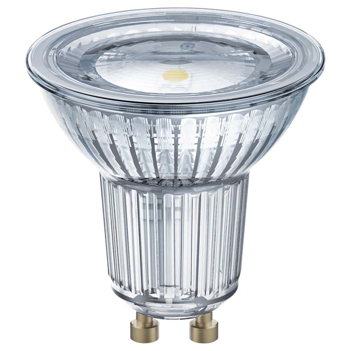 Bec LED 230V cu soclu GU10, OSRAM PAR16 230V GU10 LED EQ50 120° 2700K surse 3.1