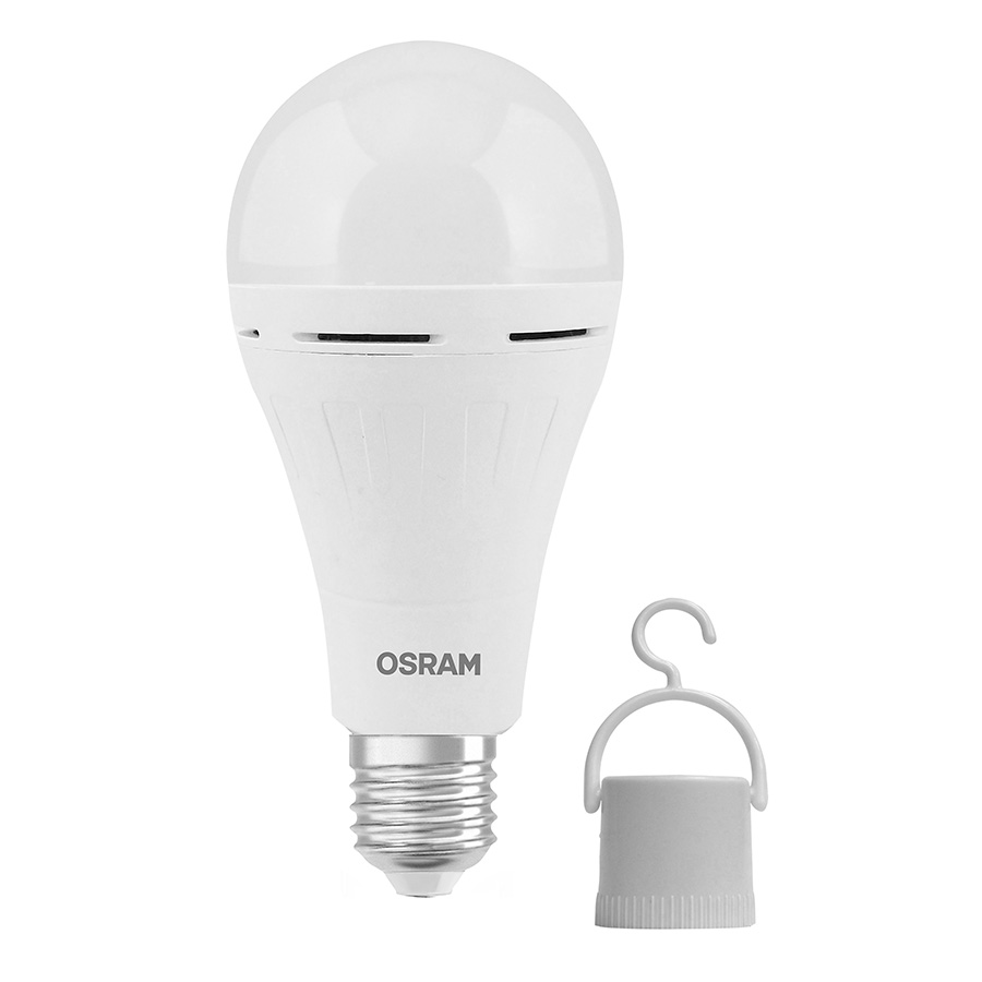 Becul cu LED AKU are o baterie incorporata, permițându-i sa fie folosit chiar si fara corp de, OSRAM AKU Classic A REINCARCABIL mat 230V E27 EQ60 2700K