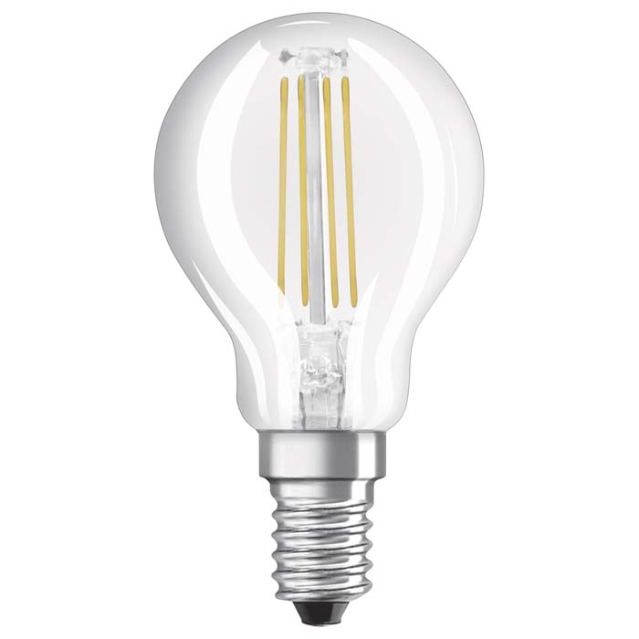Bec LED cu bec mic și filet E14, OSRAM Retrofit iluminator clar 230V EQ40 2700K