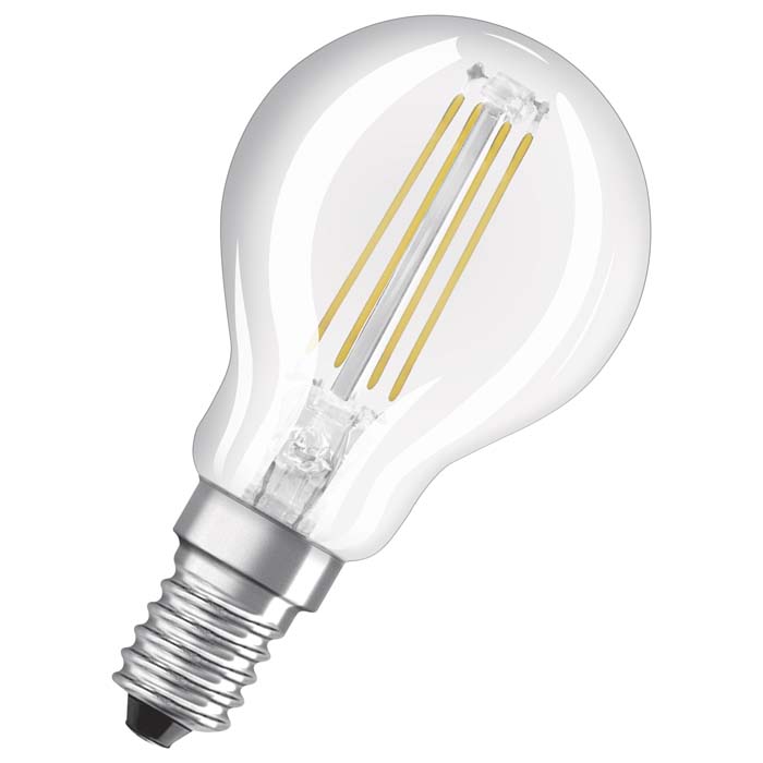 Bec LED cu bec mic și filet E14, OSRAM Retrofit iluminator clar 230V EQ40 2700K