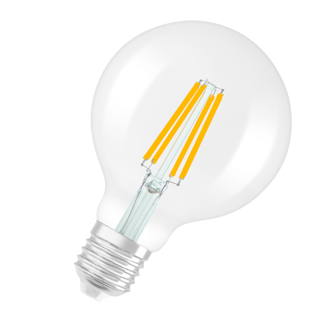 Bec LED Glob E27, OSRAM Globe 80 clar 230V EQ60 2700K