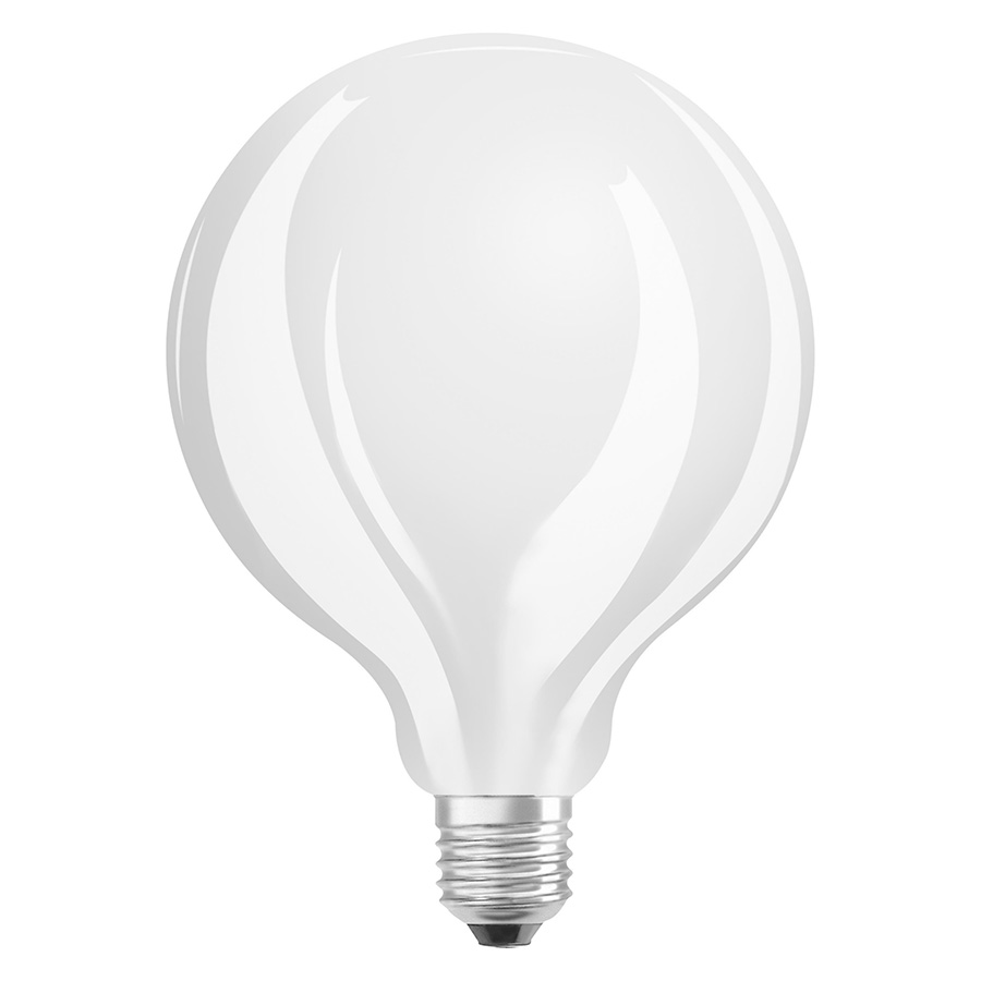 Bec LED Glob E27, OSRAM Retrofit Globe 95 DIMM sticlă opal 230V EQ100 2700K