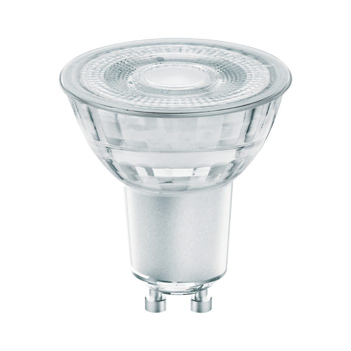 Bec LED GU10 cu posibilitatea de întunecare a temperaturii între 2700 - 1800 K, OSRAM PAR16 GLOWdim 230 GU10 LED EQ50 36° 2700K surse 4.5
