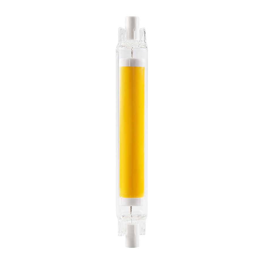 LED bec bun in loc de becuri cu halogen cu fasung R7s cu lungime de 118 mm, OSRAM SLIM LINE 118mm sticlă transparentă 230V EQ60 300° 2700K
