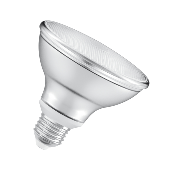 Bec reflector LED cu soclu E27, OSRAM ADV PAR30 DIMM 230V E27 LED EQ75 36° 2700K surse 10