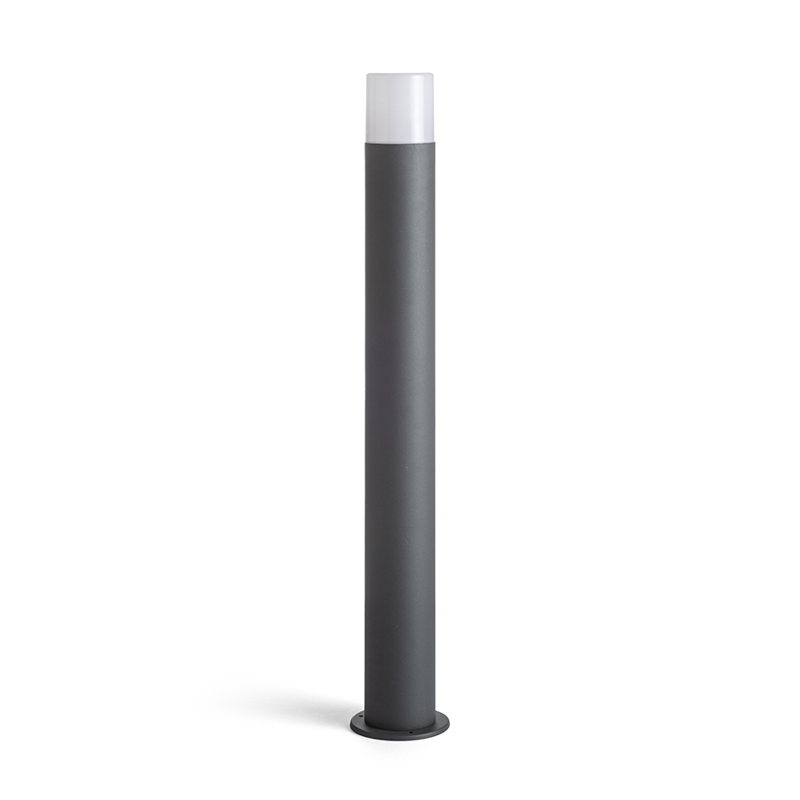 Boră de exterior cu o nuanță de culoare opal și soclu E27 pentru surse de lumină LED, BONNIE 80 standuri antracit 230V 11W IP44