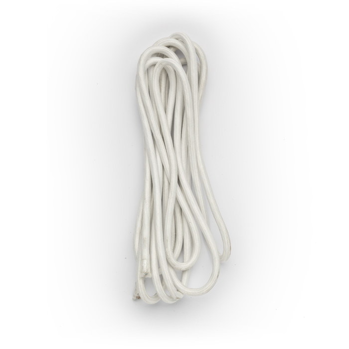 Cablu cu trei fire cu împletitură textilă în diverse culori, lungime 4 m, FIT 3x0,75 4m textil alb 230V