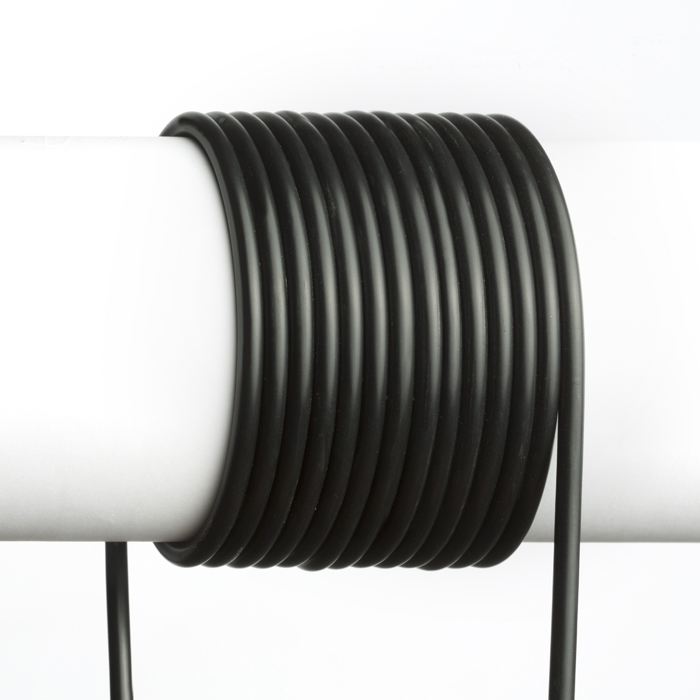 Cablu din plastic cu trei fire în trei versiuni de culoare, FIT 3x0,75 PPM negru