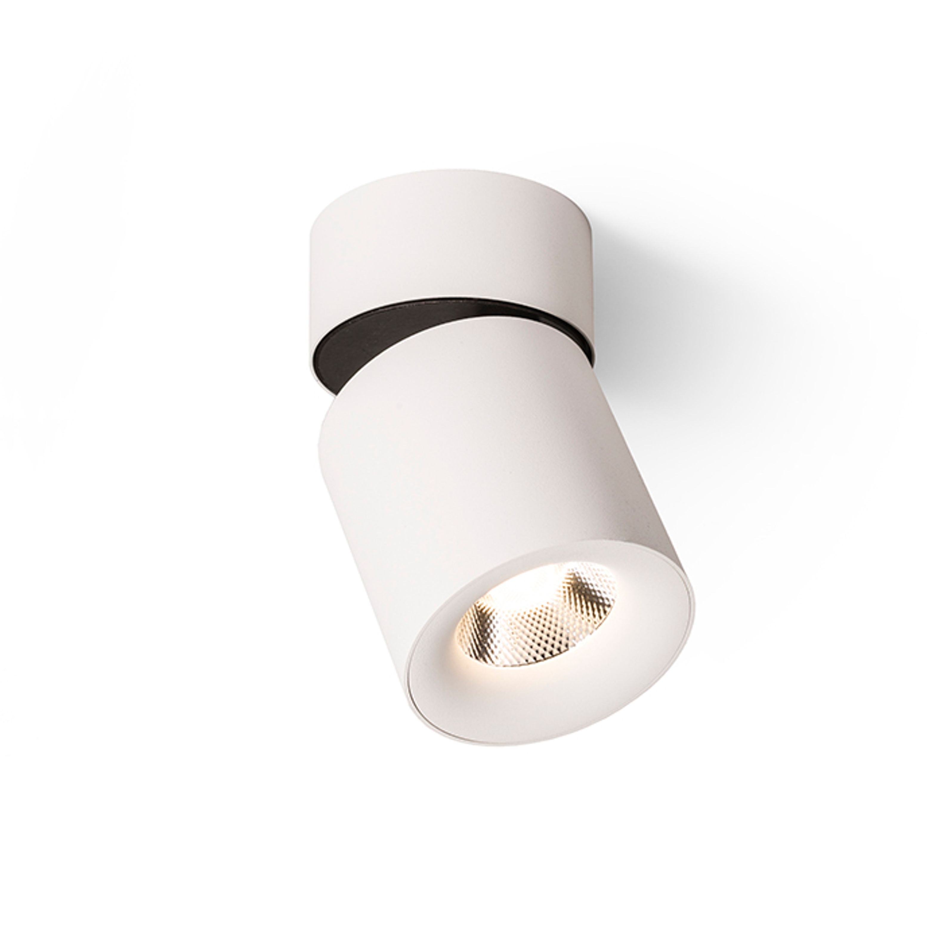 Cilindru masiv de tavan cu posibilitate de înclinare cu LED lumina puternică CONDU, alb, 230V, 20W, 24°, 3000K