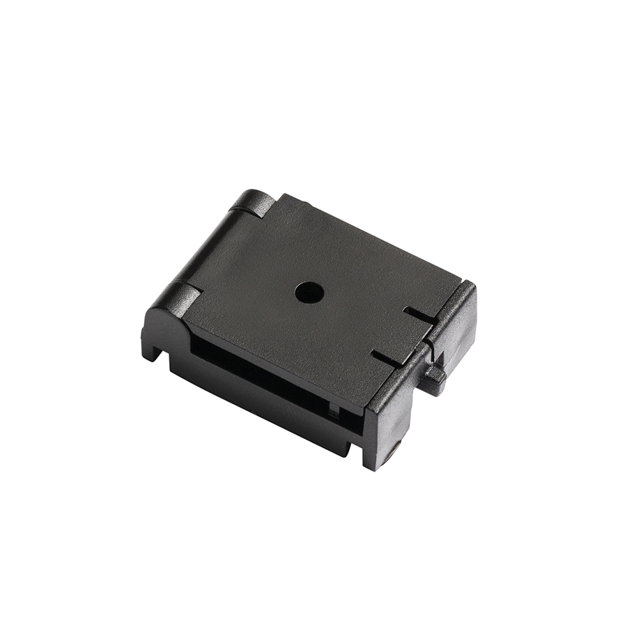 Clema conductiva pentru montarea luminilor pe banda textila WAVE 24V, WAVE clip conductiv negru 24=