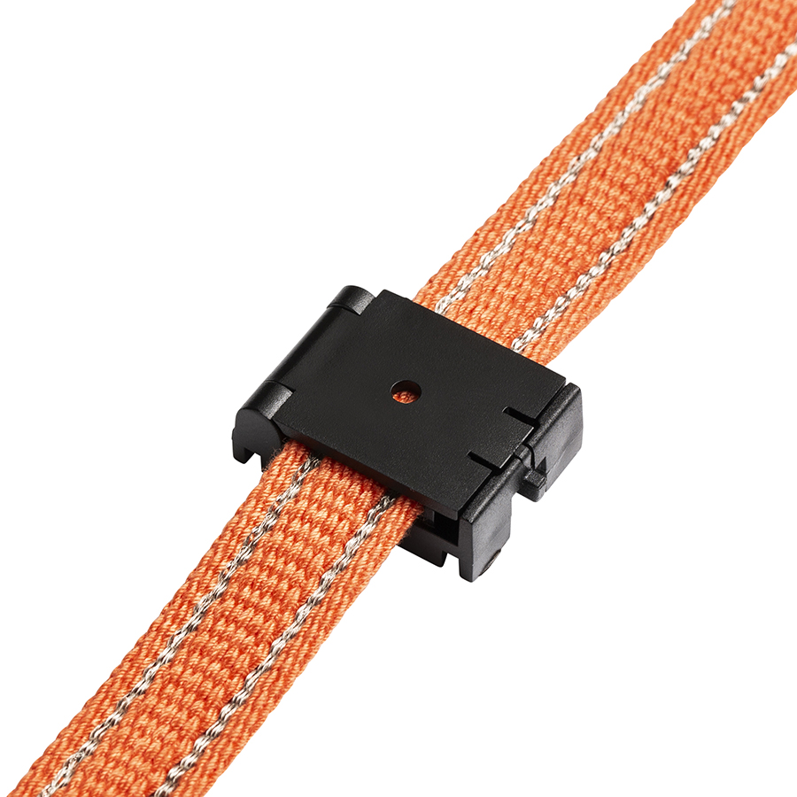 Clema conductiva pentru montarea luminilor pe banda textila WAVE 24V, WAVE clip conductiv negru 24=