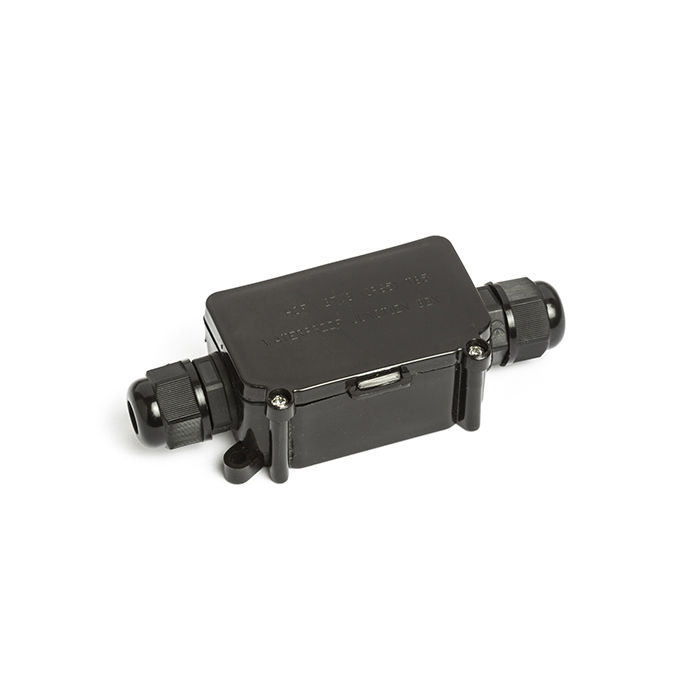 Conector de cablu potrivit pentru folosire exterioara.Potrivit pentru cablu 3x1,5, IP-BOX 230V IP65 exterior