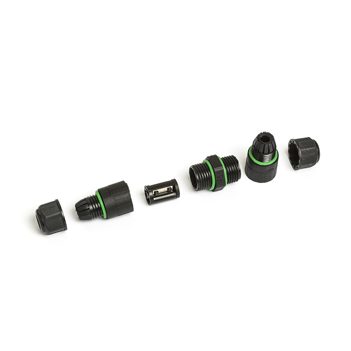 Conector de cablu potrivit pentru folosire exterioara.Potrivit pentru cablu 3x1,5, IP-BOX 230V IP67 exterior