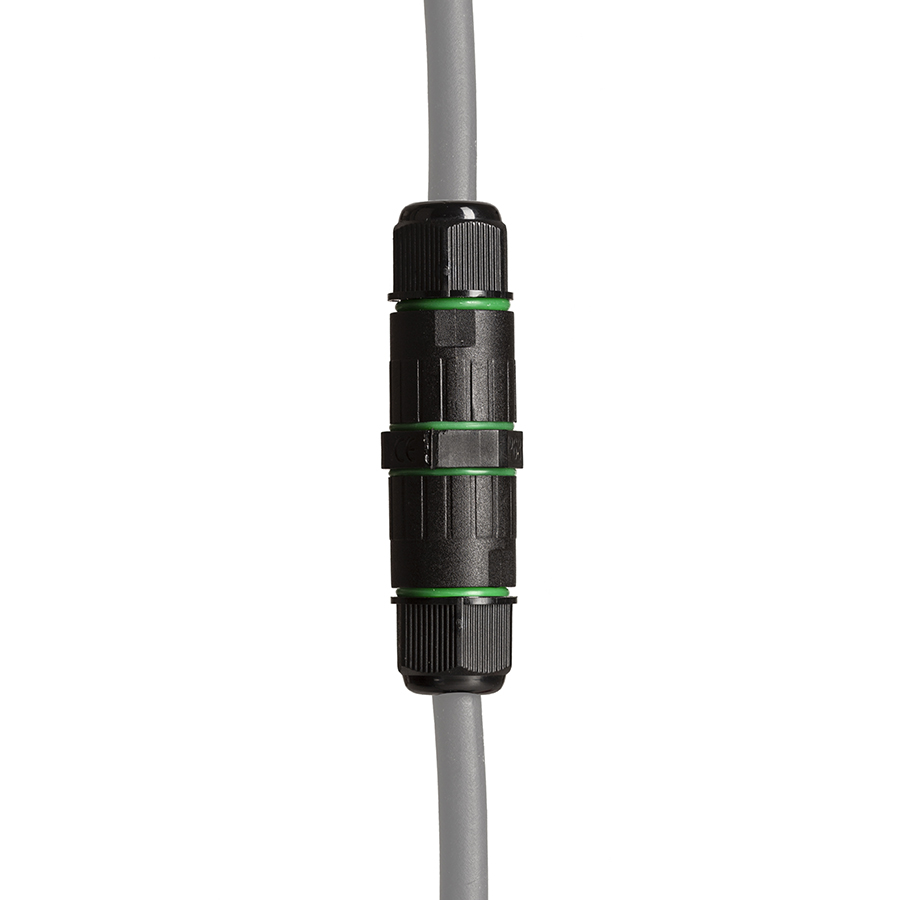 Conector de cablu potrivit pentru folosire exterioara.Potrivit pentru cablu 3x1,5, IP-BOX 230V IP67 exterior