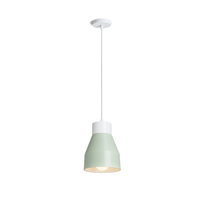 Corp de iluminat agăţat cu fasung E27, FRUTTI suspendat verde ceramic 230V LED 15W