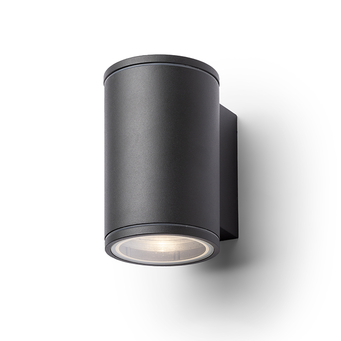 Corp de iluminat aluminiu de exterior pentru bec cu fasung GU10, LIZZI I de perete antracit 230V LED 8W IP54