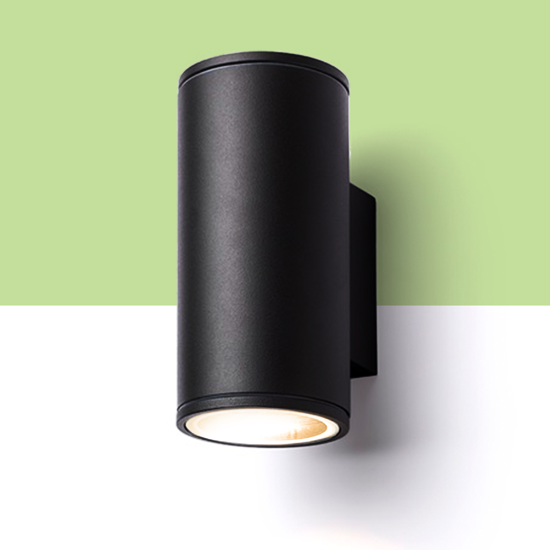 Corp de iluminat aluminiu de exterior pentru bec cu fasung GU10, LIZZI II de perete antracit 230V LED 2x8W IP54